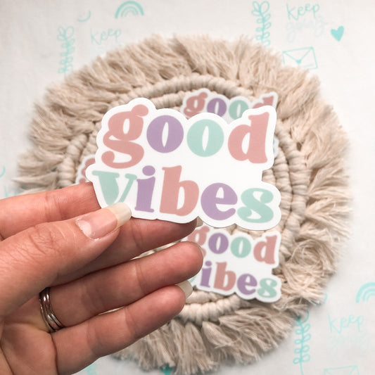 Good Vibes Sticker - Good Apparel