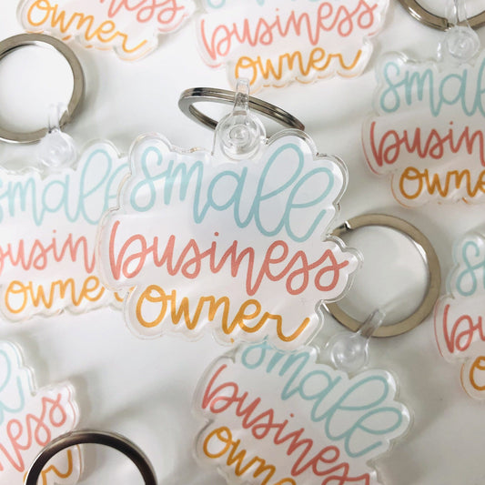 Small Business Owner KeyChain - [Good Apparel]